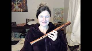 Recorder Folk Dacw ’Nghariad on a Mollenhauer Kynseker G alto in plum [upl. by Agnese]