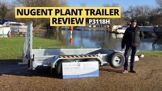 Nugent P3118H Plant Trailer 103 x 61  314cm x 187cm 3500kg MGW FULL REVIEW [upl. by Weeks]