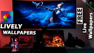 How to use Lively Wallpapers  How to Set Live Wallpapers on Windows 11 for Free  QUICK GUIDE [upl. by Dovev146]