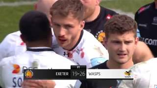 Highlights Exeter Chiefs v Wasps [upl. by Eivets]