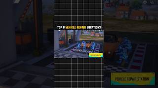 Vehicle Repair Locations in Pubg Mobilepubgmobileshorts [upl. by Oiramal]