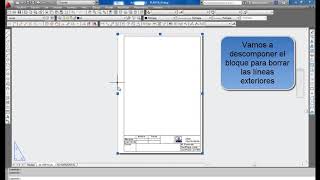 Crear una plantilla personalizada con margenes layout de AutoCAD [upl. by Oirevlis10]