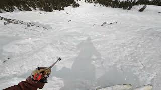 Skiing Headwall Crested Butte Colorado [upl. by Wilinski]