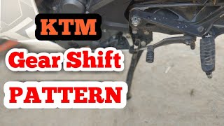 KTM RC 200 RC 390 Duke 200 Duke 390 Gear Shift Pattern  How Gear Are Shifted On Ktm [upl. by Cain]