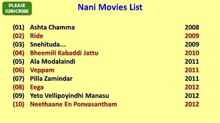 Nani Movies List [upl. by Dick862]