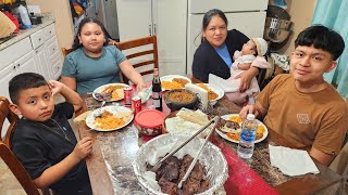 Frijoles CON Nopales Y Salsa de Molcajete Y Tortillas Calientitas qué iso perlita comeremos [upl. by Hanavas]