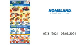 Homeland Weekly Ad US  07312024  08062024 [upl. by Laro914]