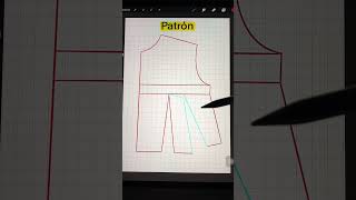 Traslado de pinzas  Tutorial rapidoSi te gusto dale ❤️ patronaje tutorial costura tipdecostura [upl. by Illa]