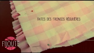 Couture à la main – Faire des fronces [upl. by Doug657]