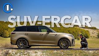 SUV fuori strada SUPERCAR su strada  PROVA della Range Rover Sport SV 635 CV [upl. by Rockwell750]