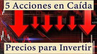 ¡5 Grandes Compañías en Corrección Precios Ideales para Invertir [upl. by Susannah]