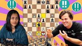 Most Critical Chess Game  04 By Magnus Carlsen vs Divya Deshmukh [upl. by Nikos]