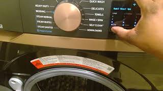 Samsung Smart things washer with Oreo jingle [upl. by Noslrac59]