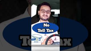 shortsindia No Toll Tax in India [upl. by Rhoda]