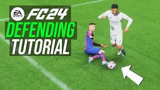 EA FC 24  INSTANTLY IMPROVE YOUR DEFENDING  HOW TO DEFEND IN FC 24 [upl. by Ellenid]