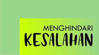 Menghindari kesalahan  Maria Brigita Haagsma [upl. by Adina329]