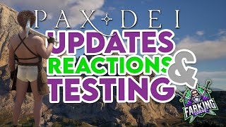 ⚜️Pax Dei Exciting Updates Testing Potions Axes and Wood chopping Efficiency🛡️💪 [upl. by Vivle]