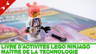 DÉCOUVERTE Livre dactivités LEGO Ninjago Dragons Rising  Maître de la Technologie FR [upl. by Cirad]