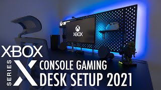 Best Xbox Series X Desk Setup amp Tech 2021 [upl. by Donell]