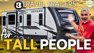 3 Best Travel Trailers Perfect For Tall People  2024 Models [upl. by Akyeluz]