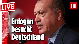 🔴 Erdogan landet in Deutschland  Ankunft in Berlin [upl. by Coletta23]