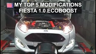 Top 5 Modifications Fiesta 10 Ecoboost [upl. by Ardnaxila]