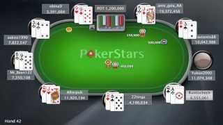 Sunday Million December 30th 2012  PokerStars [upl. by Ahsinrad134]