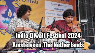 India Diwali Festival 2024 Amstelveen The Netherlands  Raga By Pranchu Chaturlal amp Sumanth Manjuath [upl. by Aratehs]