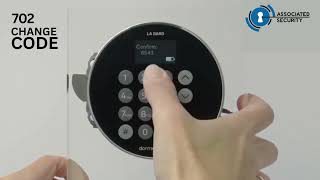 702 Digital Safe Lock  Change Code [upl. by Suzann]