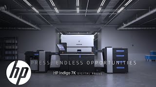 HP Indigo 7K Digital Press  One press endless opportunities  Indigo Digital Presses  HP [upl. by Arezzini]