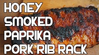 Pork Rib Rack Recipe  Honey amp Smoked Paprika [upl. by Romeon]