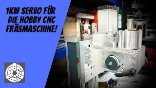 CNC Fräsmaschine umbauen auf 1kW Servomotor  Wabeco F1410 Teil 8 [upl. by Orvil]