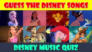 Guess the 40 Disney Songs Music Quiz [upl. by Barnabe278]