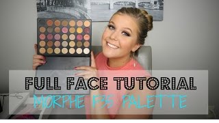 FULL FACE TUTORIAL Morphe F35 Palette [upl. by Cristin]