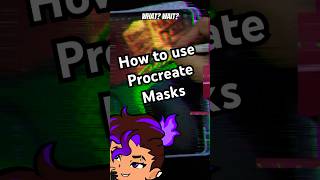 Simple Procreate Tips How to use Procreate Masks Under 1 Minute [upl. by Georglana]