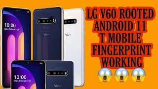 LG V60 ROOTED ANDROID 11 EVERYTHING IS WORKING GOOD 👍lgv60thinq [upl. by Anurb842]