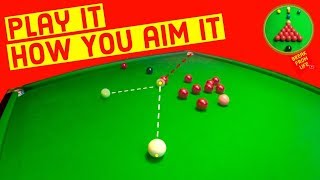 Snooker How To Aim Basic [upl. by Egdirdle397]