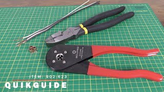 QuikGuide 4Way Crimping Tool 22 to 10 AWG [upl. by Tebazile]