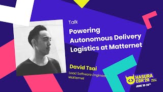 Powering Autonomous Delivery Logistics at Matternet by David Tsai from Matternet [upl. by Cailly]