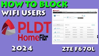 HOW TO BLOCK WIFI USERS on PLDT ZTE F670L using a phone [upl. by Imotas]