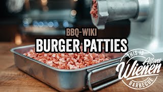 Hamburger – Burger Patties selber machen Mit einem kleinen Trick selber Wolfen Mega lecker [upl. by Annoled210]