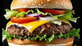 Home made burger  healthy food  Hygiene food  kids love burger [upl. by Littman712]