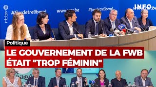 Trop de femmes au gouvernement de la FWB   RTBF Info [upl. by Tabbie]