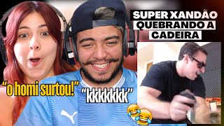 SUPER XANDÃƒO QUEBRA SUA CADEIRA E FICA ENFURECIDO  REACT EM CASAL [upl. by Amathiste]