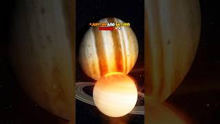 Jupiter vs Saturn ☠️😤 shorts space astronomy [upl. by Zoi]