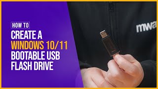 How to create a Windows 1011 Bootable USB Flash Drive [upl. by Sidnarb552]