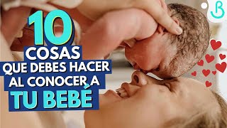 😍👶🏻10 COSAS QUE DEBES HACER AL CONOCER A TU BEBÉ ATENTA  Baby Suite by Pau [upl. by Jahncke]