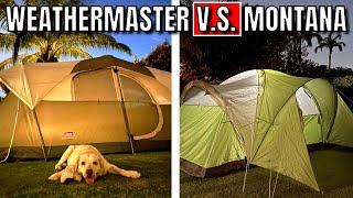 Coleman WeatherMaster Tent VS Montana Tent – Which is Better [upl. by Llenra]