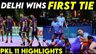 Bengal warriors  U mumba plays thrilling first tie match of PKL 11 🔥  PKL 11 Today Highlights [upl. by Nitfa103]