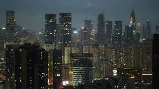 Shenzhen 24h Timelapse on 26102024 4K 70mm Zoom [upl. by Aihsatsan792]